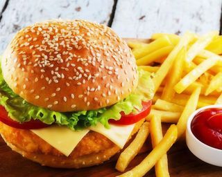 Hambúrguer de Frango