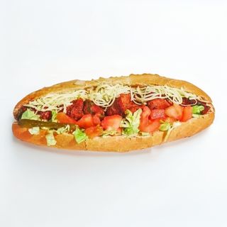 Sandwich saucisses de foie