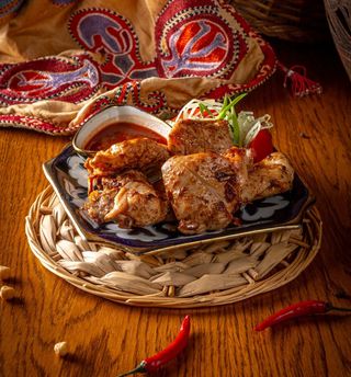 ШАШЛЫК ИЗ ОСЕТРИНЫ 