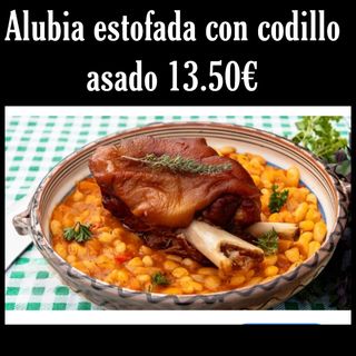 Alubia con codillo 