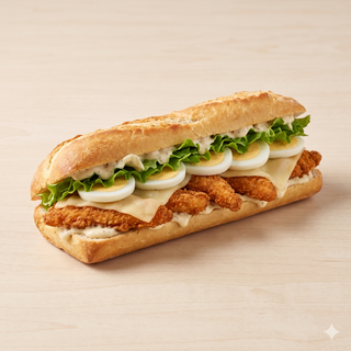 Baguette De Pollo Empanado