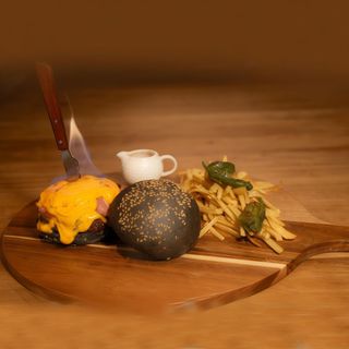 Hamburguesa Premium de 200 g Con  Queso Fundido