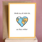 Tarjeta "Un món millor"