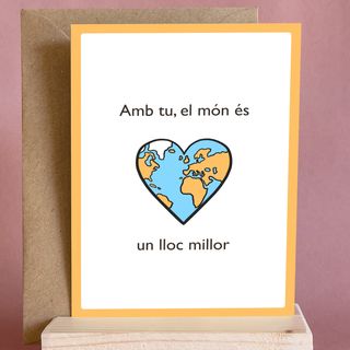 Tarjeta "Un món millor"