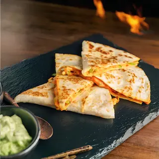 Chicken fajita quesadilla