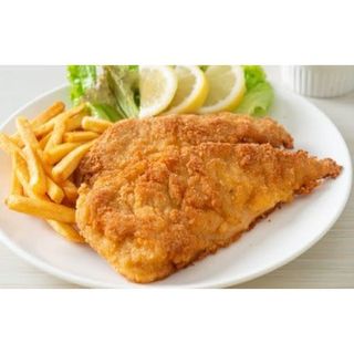 Crujiente De Solomillo De Pollo Con Papas Fritas