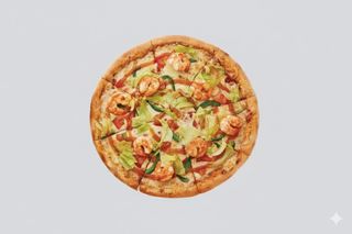 Պիցցա մանրածովախեցգետնով