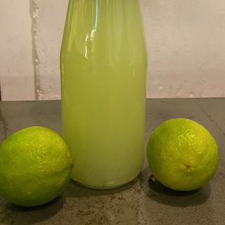 Succo lime, zenzero, menta