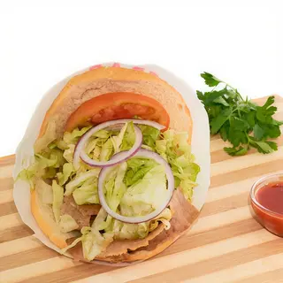 Kebab Mixto Con Ensalada