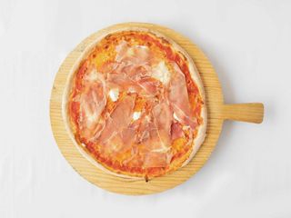 Pizza mascarpone y parma