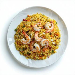 Jhingha biryani