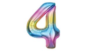 Balon 92cm tęczowy 4