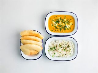 Курица карри с рисом