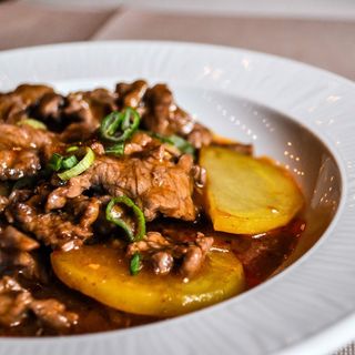 Pollo al curry verde