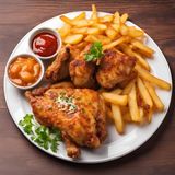 Pechuga De Pollo Con Patatas