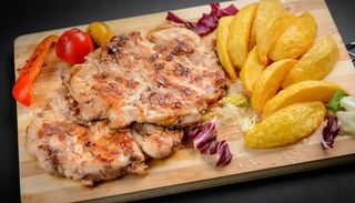 Pulpa dezosata la grill