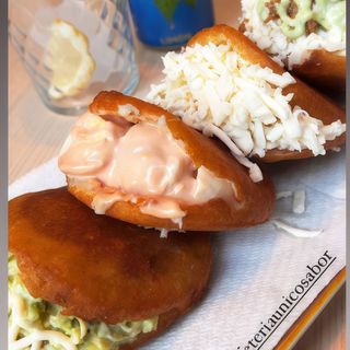 Mini arepas mixtas  (4ud)