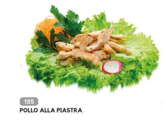 185. Gamberoni alla piastra 4 pezzi