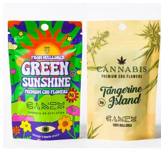 3g Green Explosion + 3g Tangerine Island