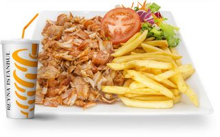 Menú Plato Kebap Con Patatas