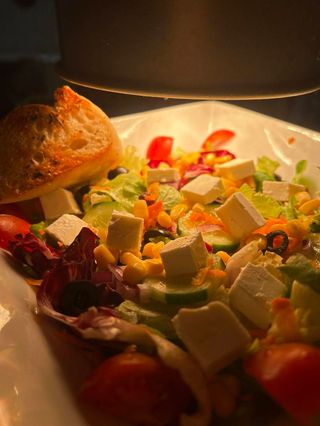 Ensalada vegetariana sałatka wegetariańska