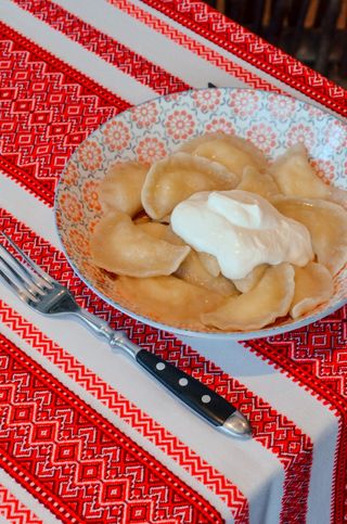 Вареники з картоплею та грибами