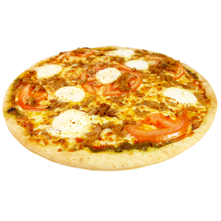 Pizza Cuadrada Al-Pesto  (40X40 Cm.)