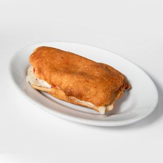 Panuozzo con Speck, Mozzarella e Funghi