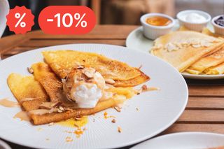 2 porcije slatkih palačinki – sa jabukom i Crepe Suzette -10%