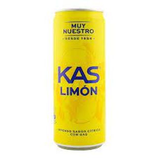 KAS Limón Refresco con gas sabor Limón Lata 330ml