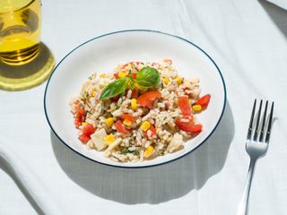 Insalata di farro e orzo