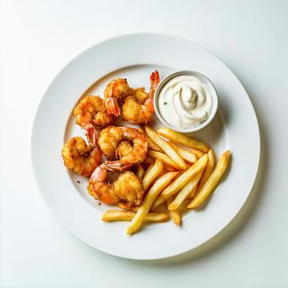 Gamberi Crispy + Bibita