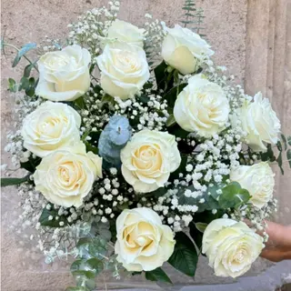 Docena Rosas Blancas