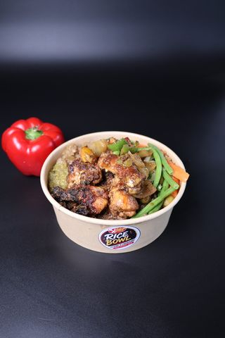 Riz Noire au Choukouya de poulet