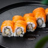 ორაგულის როლი ტემპურა კრევეტებით 