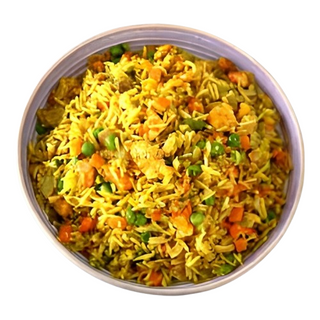 Arroz salteado con curry