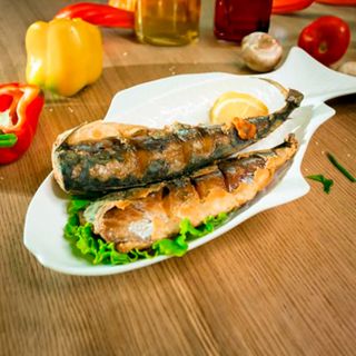 Скумбрия жареная