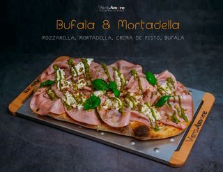 Pinsa Bufala & Mortadella