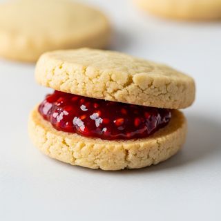 Biscotto frollino occhio di bue albicocca