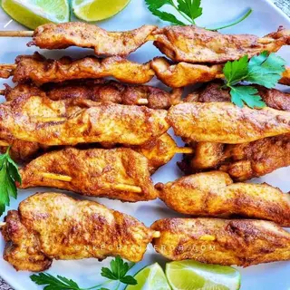 Chicken Suya Shawarma 