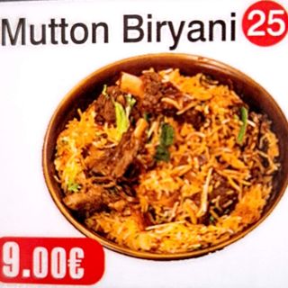 25 Mutton Biryani