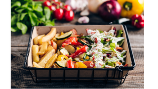 Danie z frytkami "Gemüse Vege"