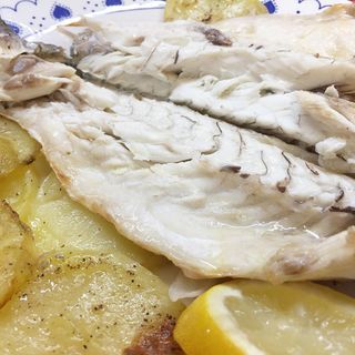 Plato De Lubina Al Horno