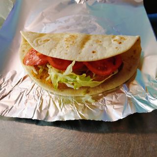 Piadina con pollo croccante