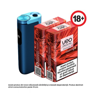 Starter Kit glo™ Hyper PRO Lapis Blue + veo™ Scarlet Click