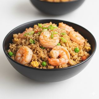 Arroz Frito Con Gambas