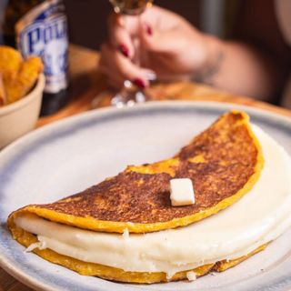 Cachapa con queso
