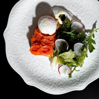 Картофельный гратен с форелью