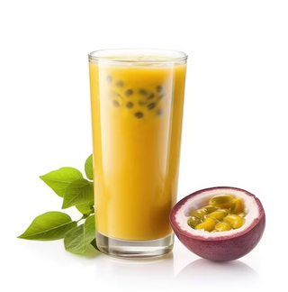 Jugo de maracuyá con leche (500 ml.)