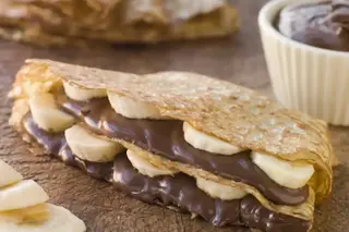 Палачинка с банан и шоколад (1бр)